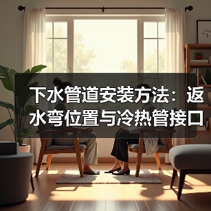 下水管道安装方法:返水弯位置与冷热管接口注意点(图4) 下水管道安装方法:返水弯位置与冷热管接口注意点(图4)