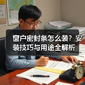 窗户密封条怎么装?安装技巧与用途全解析(图2) 窗户密封条怎么装?安装技巧与用途全解析(图2)