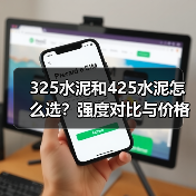 325水泥和425水泥怎么选?强度对比与价格全解析(图2) 325水泥和425水泥怎么选?强度对比与价格全解析(图2)