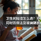 卫生间隔墙怎么选?不同材质做法及玻璃隔断墙价格全解析(图1) 卫生间隔墙怎么选?不同材质做法及玻璃隔断墙价格全解析(图1)
