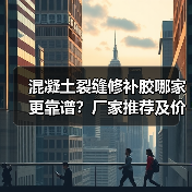 混凝土裂缝修补胶哪家更靠谱？厂家推荐及价格对比解析（图2）