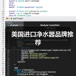 美国进口净水器品牌推荐（图1）