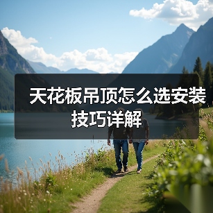天花板吊顶怎么选安装技巧详解（图2）