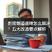厨房烟道返味怎么解决？五大改造要点解析（图4）
