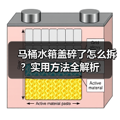 马桶水箱盖碎了怎么拆？实用方法全解析（图1）