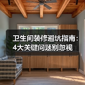 卫生间装修避坑指南：4大关键问题别忽视（图1）