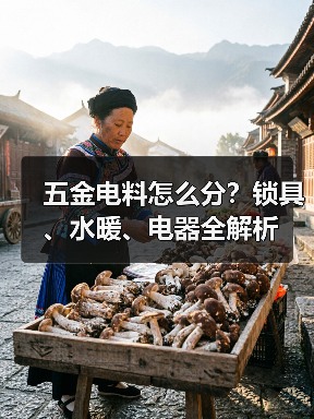 五金电料怎么分?锁具、水暖、电器全解析(图4) 五金电料怎么分?锁具、水暖、电器全解析(图4)