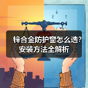 锌合金防护窗怎么选？安装方法全解析（图1）
