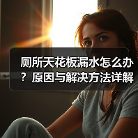 厕所天花板漏水怎么办?原因与解决方法详解(图2) 厕所天花板漏水怎么办?原因与解决方法详解(图2)