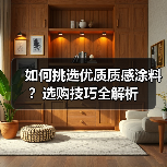 如何挑选优质质感涂料?选购技巧全解析(图1) 如何挑选优质质感涂料?选购技巧全解析(图1)