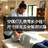 空调打孔费用多少钱？尺寸标准及安装避坑指南（图4）