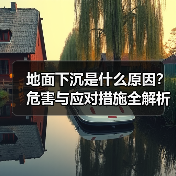 地面下沉是什么原因?危害与应对措施全解析(图1) 地面下沉是什么原因?危害与应对措施全解析(图1)