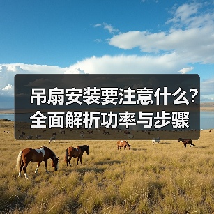 吊扇安装要注意什么?全面解析功率与步骤(图4) 吊扇安装要注意什么?全面解析功率与步骤(图4)