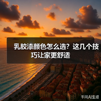 乳胶漆颜色怎么选?这几个技巧让家更舒适(图3) 乳胶漆颜色怎么选?这几个技巧让家更舒适(图3)