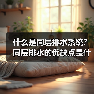 什么是同层排水系统?同层排水的优缺点是什么?(图4) 什么是同层排水系统?同层排水的优缺点是什么?(图4)