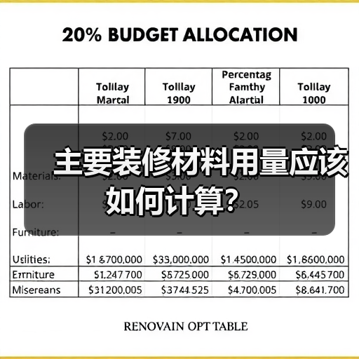 主要装修材料用量应该如何计算?(图1) 主要装修材料用量应该如何计算?(图1)
