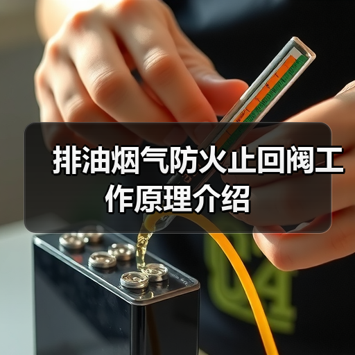 排油烟气防火止回阀工作原理介绍（图1）