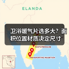 卫浴暖气片选多大？面积位置材质决定尺寸（图4）