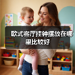 欧式客厅挂钟摆放在哪里比较好(图3) 欧式客厅挂钟摆放在哪里比较好(图3)