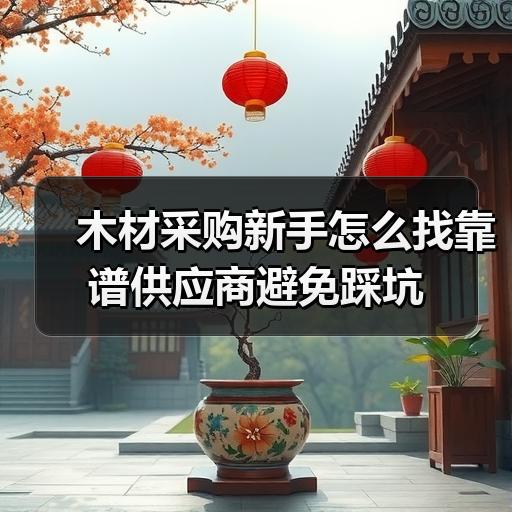 木材采购新手怎么找靠谱供应商避免踩坑