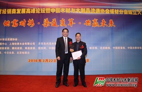 中国木材与木制品流通协会板材分会成立(图7)