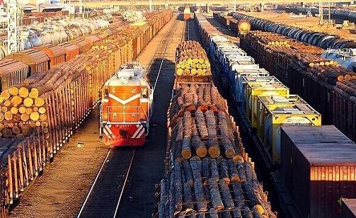 满洲里口岸1月俄罗斯木材大幅增长(图1)