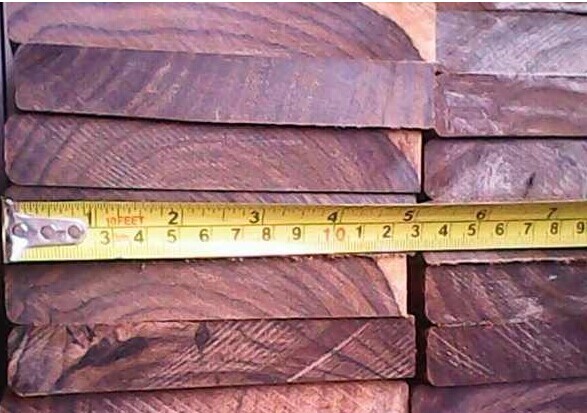 阔叶黄檀(印尼黑酸枝)原木已在国内木材市场绝迹(图1)