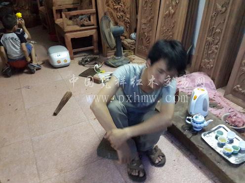 越南红木市场最前沿报道（记者直接进入越南第一线）(图6)